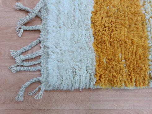 Authentic Handmade Moroccan Berber Beni Ourain Rug